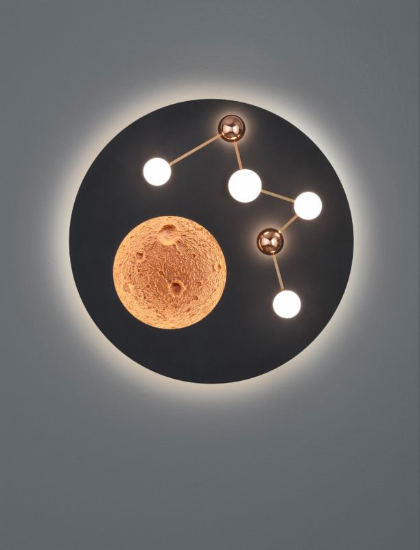 Lampa wisząca Trio ZODIAC czarna LED 42W 2300-4000K 5100lm IP20 wym:10x50x50cm - 1 szt.