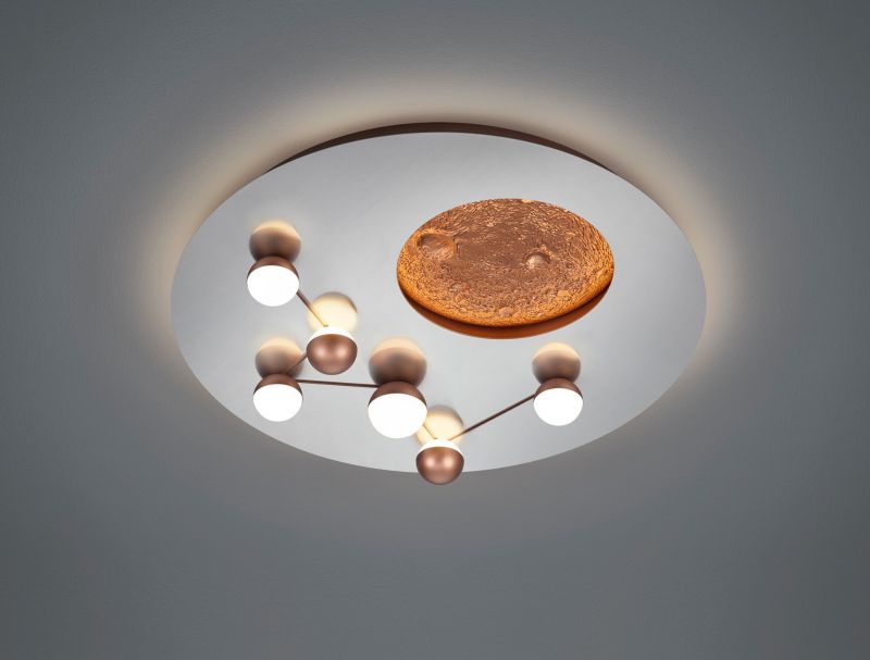 Lampa wisząca Trio ZODIAC odcienie srebra LED 42W 2300-4000K 5100lm IP20 wym:10x50x50cm - 1 szt.