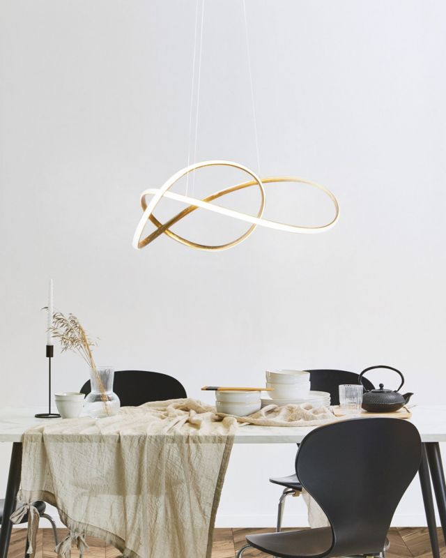 Lampa wisząca Tumen Metal Złoty 1 szt.