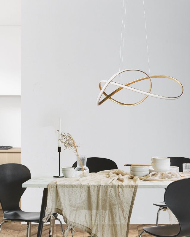 Lampa wisząca Tumen Metal Złoty 1 szt.