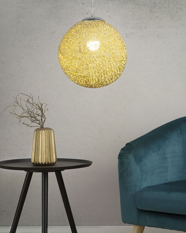 Lampa wisząca Turama Metal Złoty 1 szt.