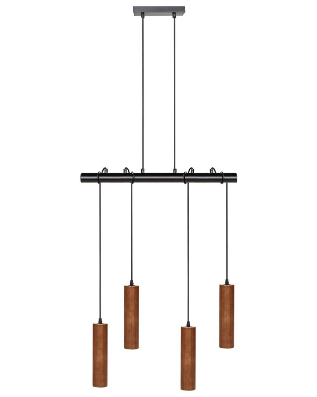 Lampa wisząca Tutaki Metal Czarny 1 szt.