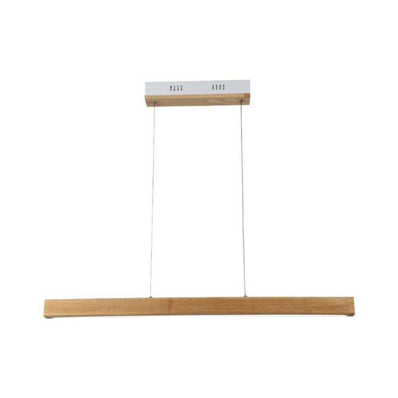 Lampa wisząca V-TAC Vt-7582 jasne drewno wym: 111 x 80 x 80 cm wbudowany LED 12W 1 szt.