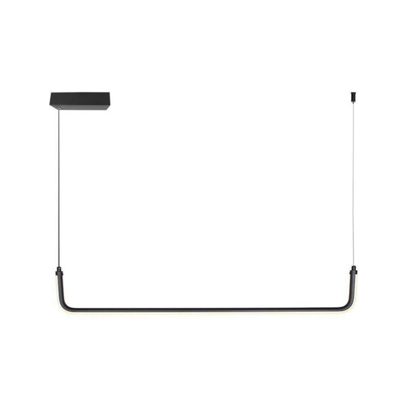 Lampa wisząca V-TAC Vt-7769 czarna wym: 114 x 90,5 x 90,5 cm wbudowany LED 12W 1 szt.
