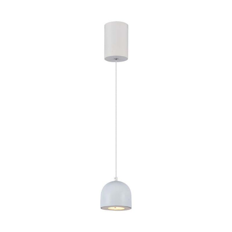 Lampa wisząca V-TAC Vt-7795 szaro-aluminiowy wym: 160 x 160 x 10 cm wbudowany LED 8.5W 1 szt.