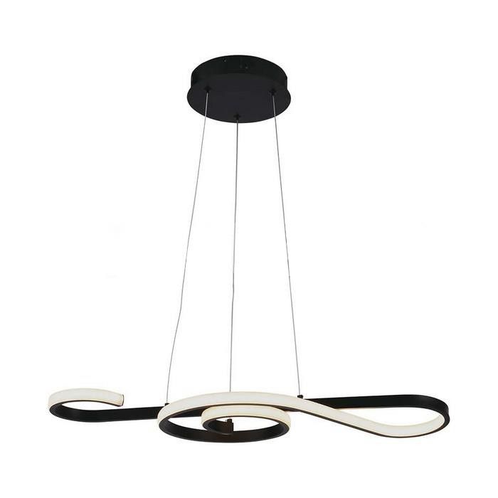 Lampa wisząca V-TAC Vt-7817 czarna wym: 100 x 70 x 70 cm wbudowany LED 18W 1 szt.