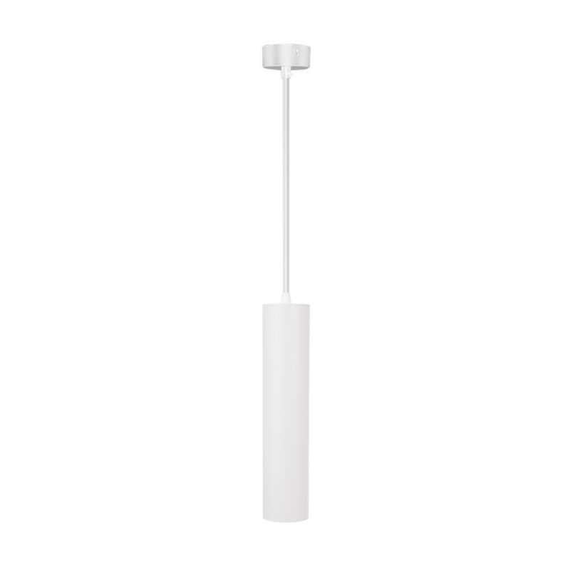 Lampa wisząca V-TAC Vt-976 9199 biała tuba 1xGU10 x 1 szt.