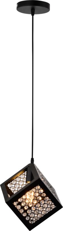 Lampa wisząca Vargo czarna 1xE27x60W IP20 wym:100x27x27cm - 1 szt.