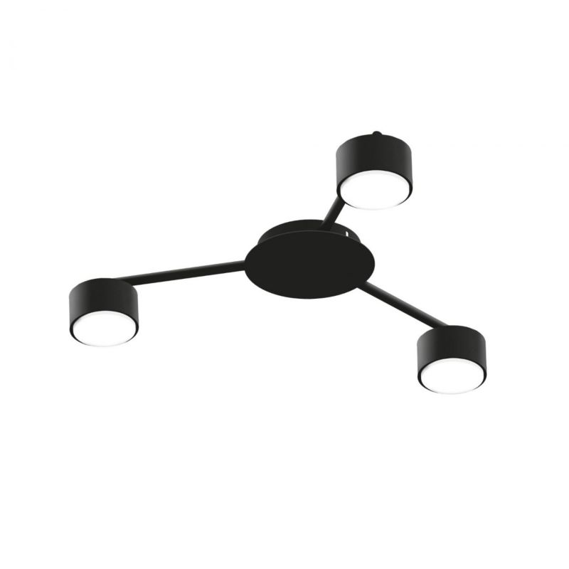 Lampa wisząca Videx czarna 3xGX53x30W IP20 wym:7,5x45x45cm - 1 szt.