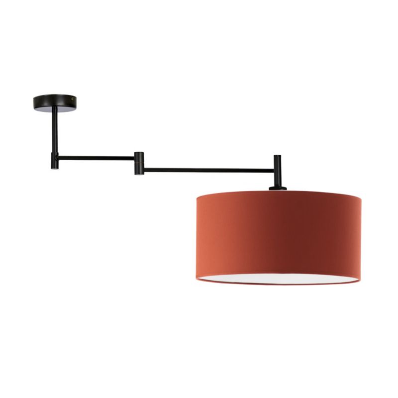 Lampa wisząca Volta Light Factory przegubowa sufitowa regulowana z abażurem walec Ceglany BLUES PRZEGUB 1szt.