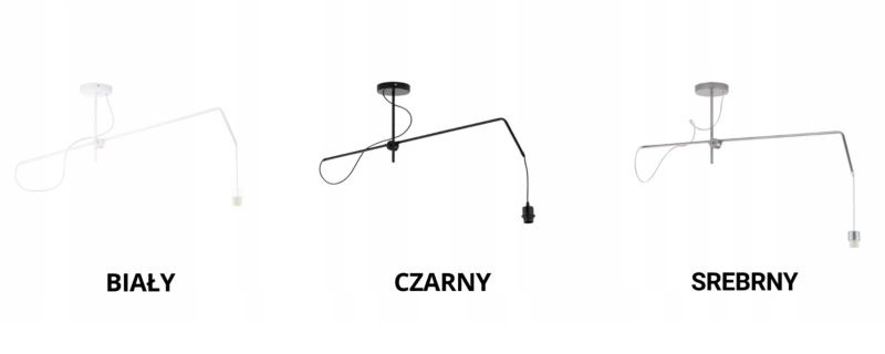 Lampa wisząca Volta Light Factory przegubowa sufitowa regulowana z abażurem walec MODERN 1szt.