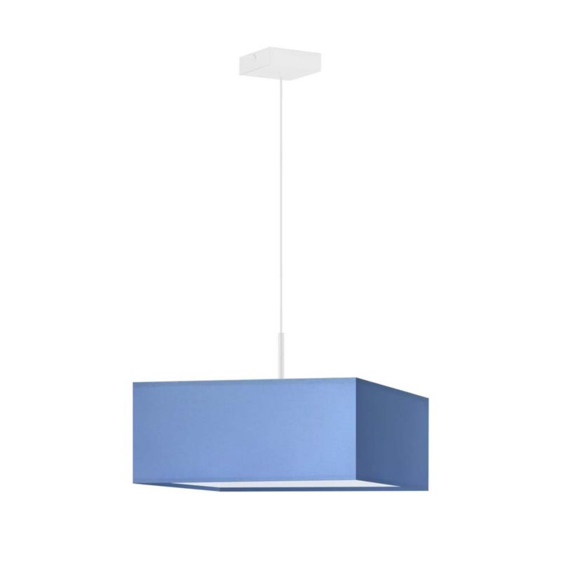 Lampa wisząca Volta Light Factory sufitowa regulowana z abażurem kwadrat Niebieski FIESTA 1szt.