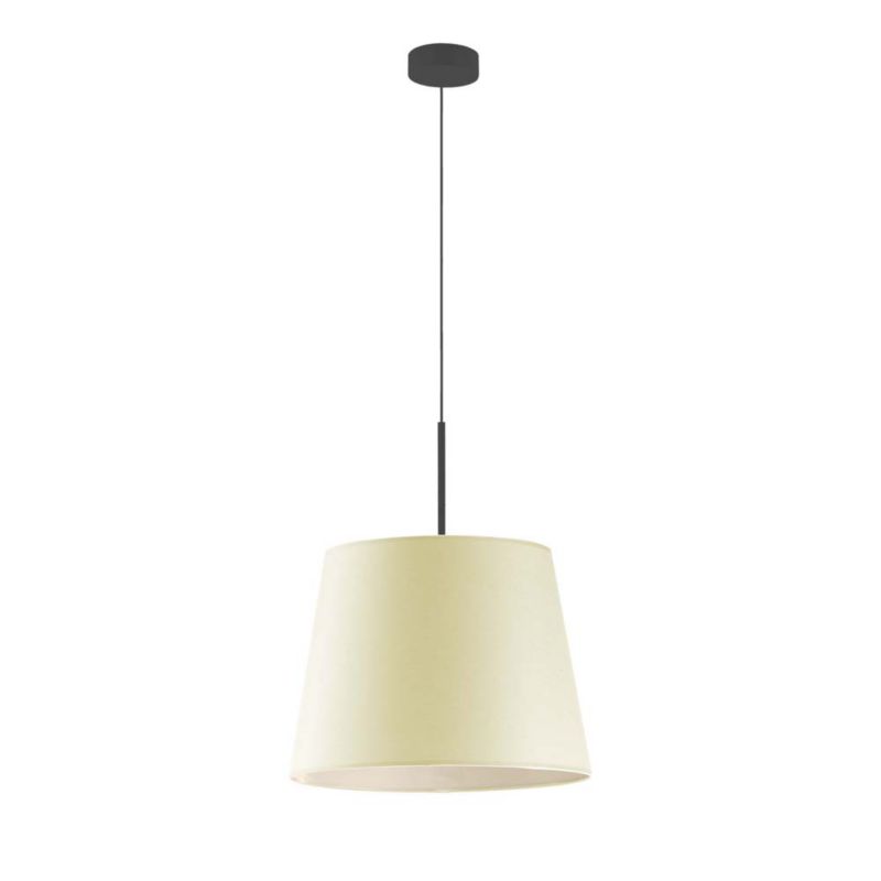 Lampa wisząca Volta Light Factory sufitowa regulowana z abażurem stożek Ecru SPACE 1szt.