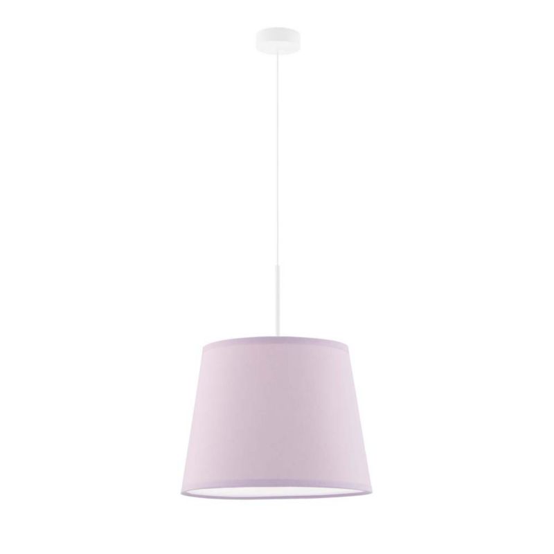 Lampa wisząca Volta Light Factory sufitowa regulowana z abażurem stożek Jasny fioletowy SPACE 1szt.