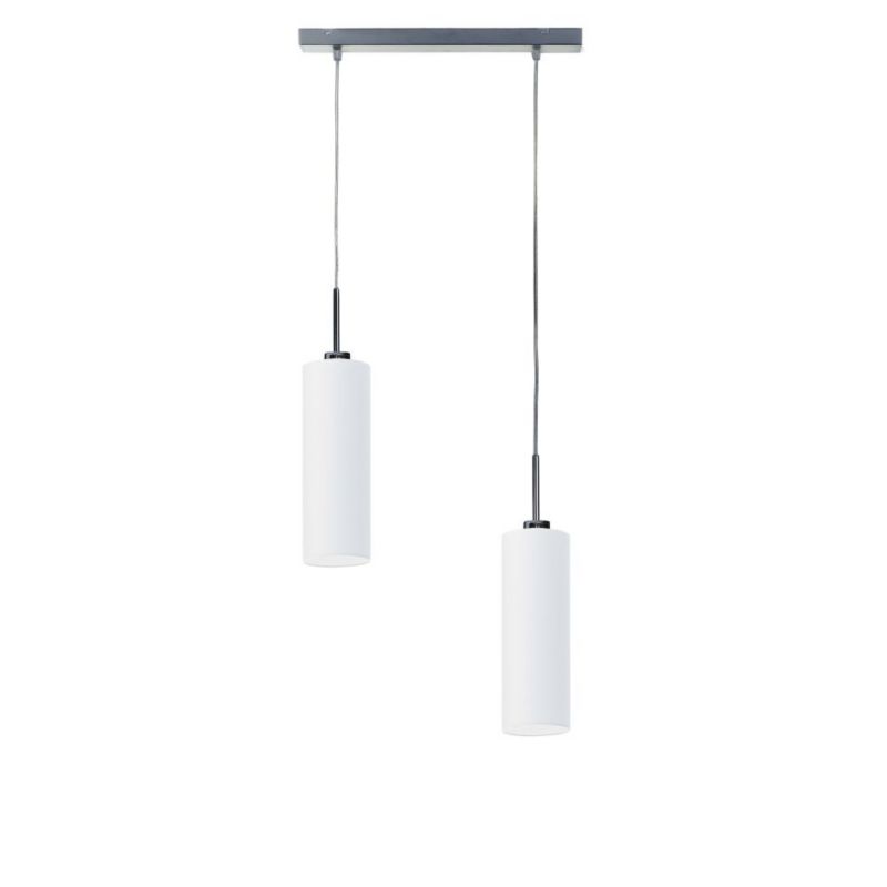 Lampa wisząca Volta Light Factory zwis żyrandol sufitowa z abażurami tuba Szary BELL Z2 1szt.