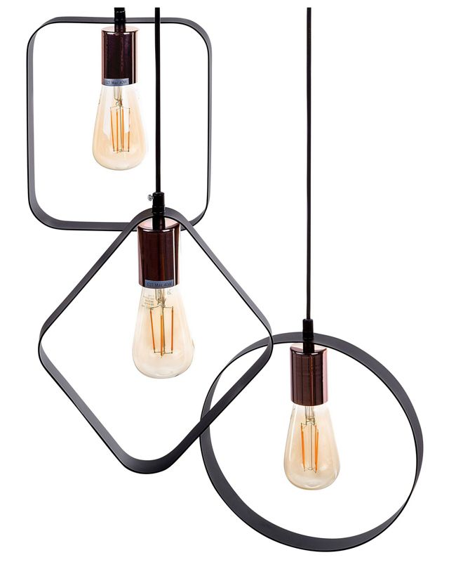 Lampa wisząca Vomano Metal Czarny 1 szt.