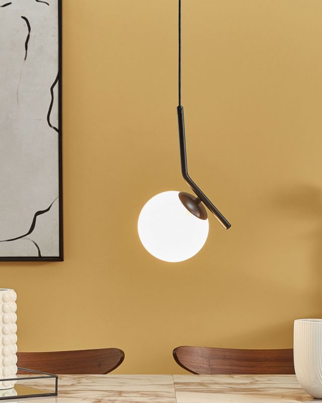 Lampa wisząca Wapiti Szkło Czarny 1szt.