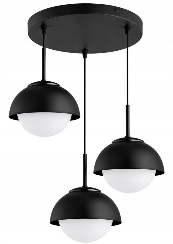 Lampa Wisząca Żyrandol Elko-Lighting  3-Punktowy Cosmo czarny 1 szt