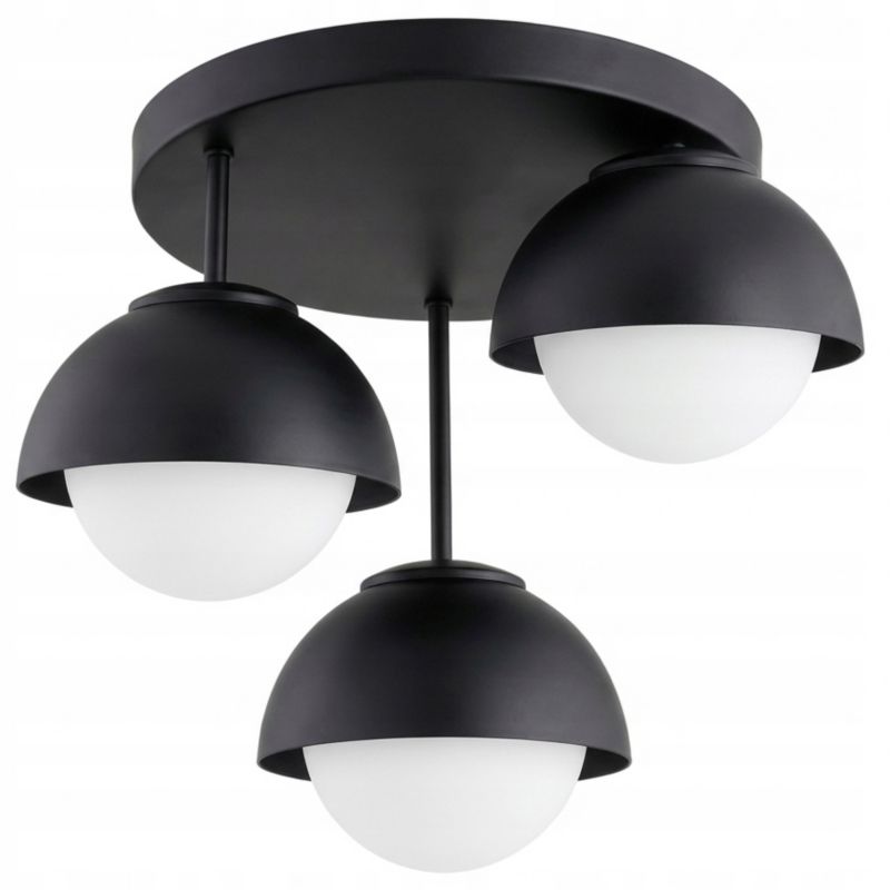 Lampa Wisząca Żyrandol Elko-Lighting Cosmo 3-Punktowy czarny 1 szt