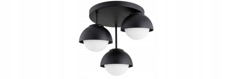 Lampa Wisząca Żyrandol Elko-Lighting Cosmo 3-Punktowy czarny 1 szt