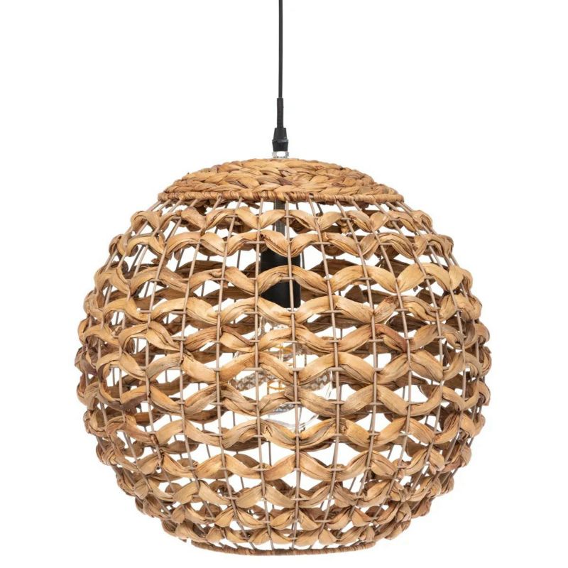 Lampa wisząca z hiacyntu Sand Atmosphera beżowa 36 cm 1 szt.
