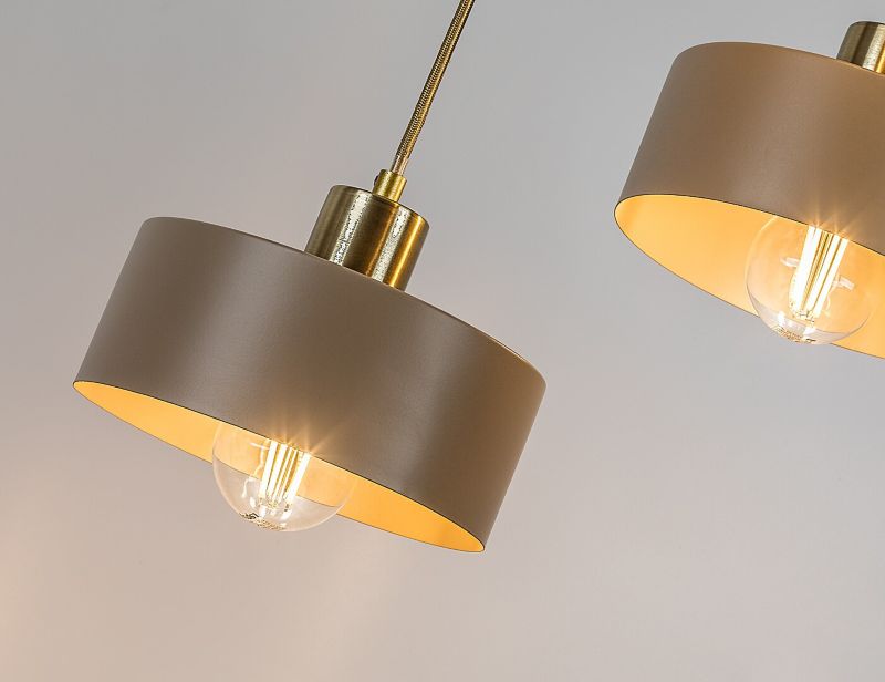 Lampa wisząca złote detale Rabalux Tisandra beżowa 3xE27x25W IP20 wym:120x48x45cm - 1 szt.