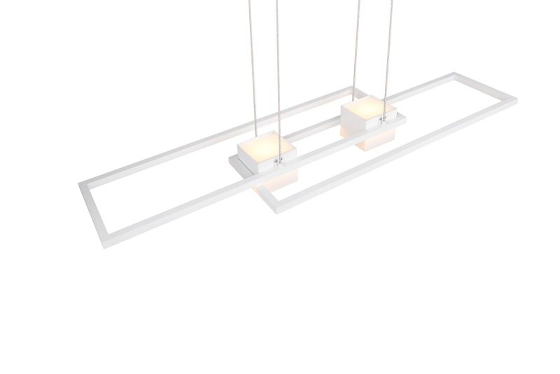 Lampa wisząca z pilotem Trio ALBANY biała LED 37W 2700-6500K 4300lm IP20 - 1 szt.