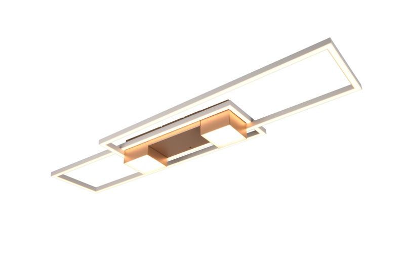 Lampa wisząca z pilotem Trio ALBANY brązowo-szara LED 37W 2700-6500K 4300lm IP20 - 1 szt.
