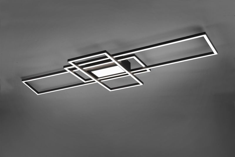 Lampa wisząca z pilotem Trio ALYRON antracytowa LED 60W 3000-6500K 7100lm IP20 - 1 szt.