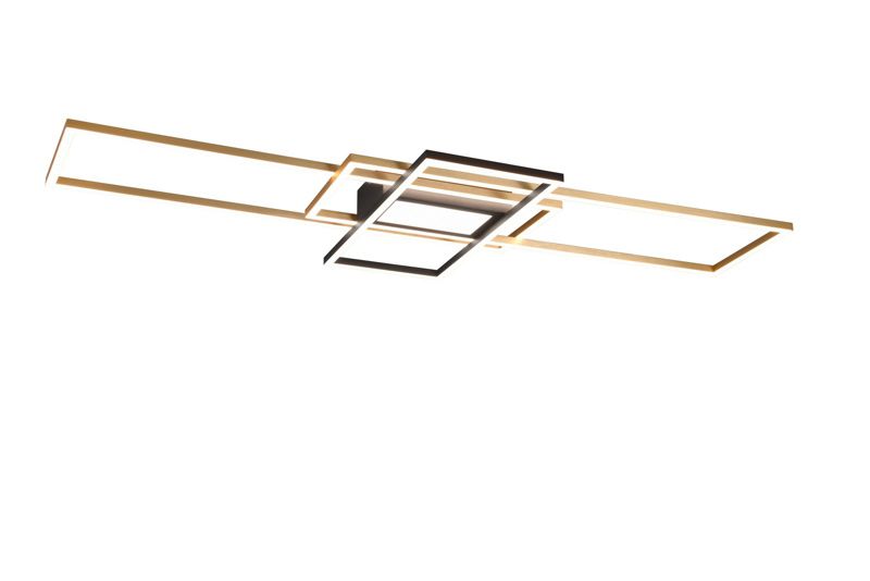 Lampa wisząca z pilotem Trio ALYRON złota LED 60W 3000-6500K 7100lm IP20 - 1 szt.