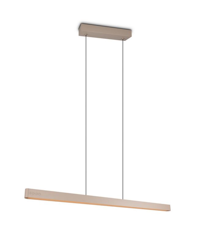 Lampa wisząca z pilotem Trio DONEGAL beżowa LED 40W 2700-6500K 4650lm IP20 - 1 szt.