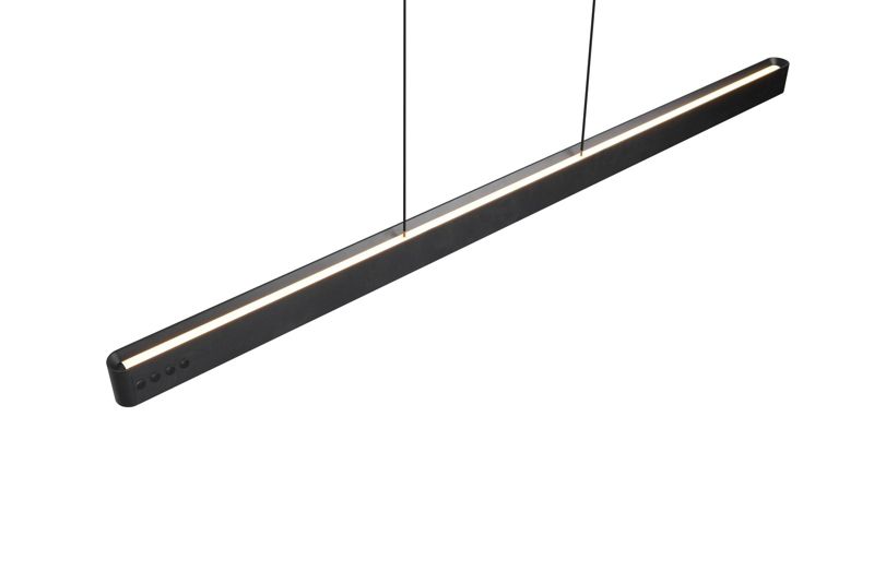 Lampa wisząca z pilotem Trio DONEGAL czarna LED 40W 2700-6500K 4650lm IP20 - 1 szt.