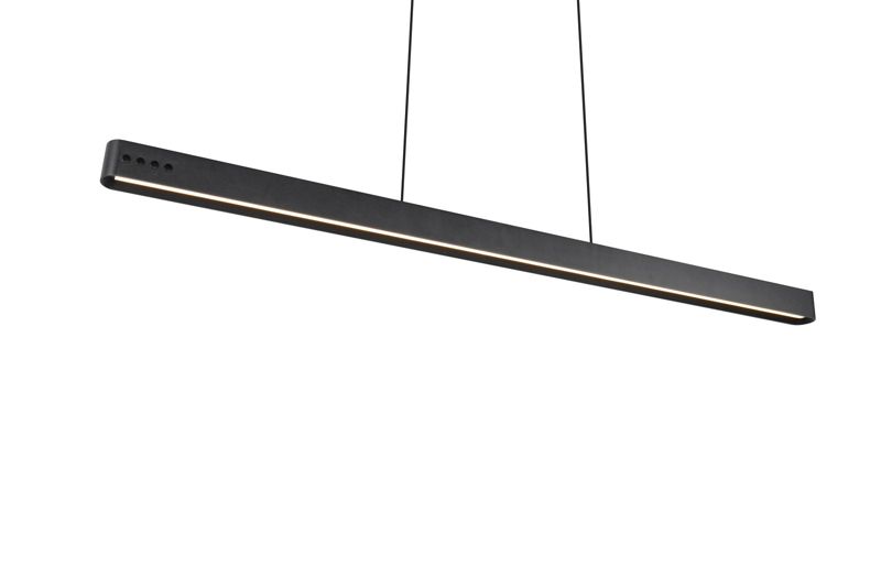 Lampa wisząca z pilotem Trio DONEGAL czarna LED 40W 2700-6500K 4650lm IP20 - 1 szt.