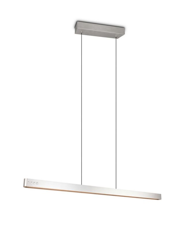 Lampa wisząca z pilotem Trio DONEGAL srebrna LED 40W 2700-6500K 4650lm IP20 - 1 szt.