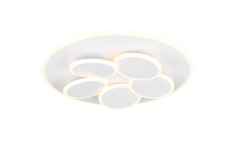 Lampa wisząca z pilotem Trio MANDALA biała LED 35W 2700-6500K 4200lm IP20 - 1 szt.