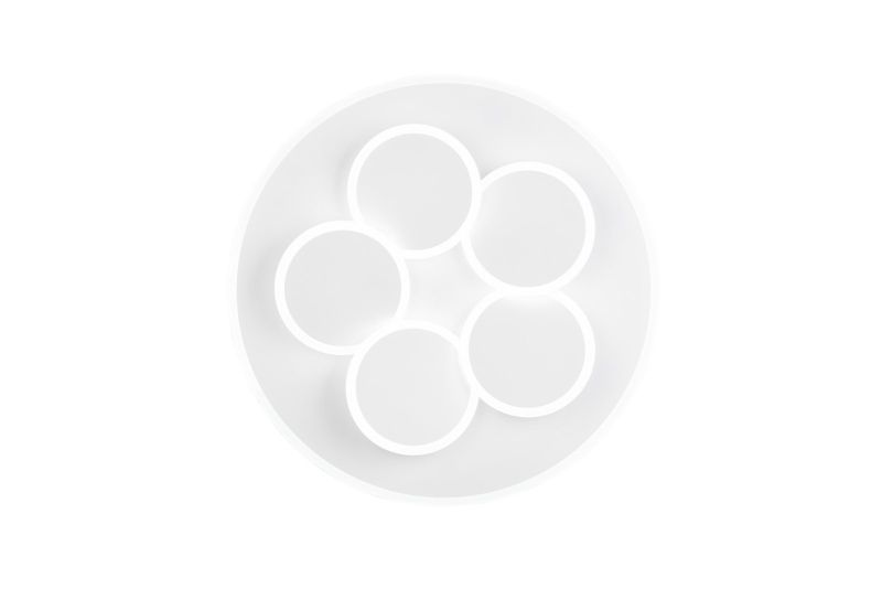 Lampa wisząca z pilotem Trio MANDALA biała LED 35W 2700-6500K 4200lm IP20 - 1 szt.