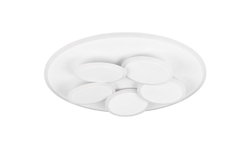 Lampa wisząca z pilotem Trio MANDALA biała LED 35W 2700-6500K 4200lm IP20 - 1 szt.