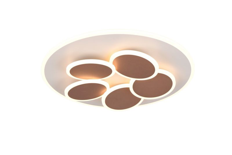 Lampa wisząca z pilotem Trio MANDALA szara LED 35W 2700-6500K 4200lm IP20 - 1 szt.