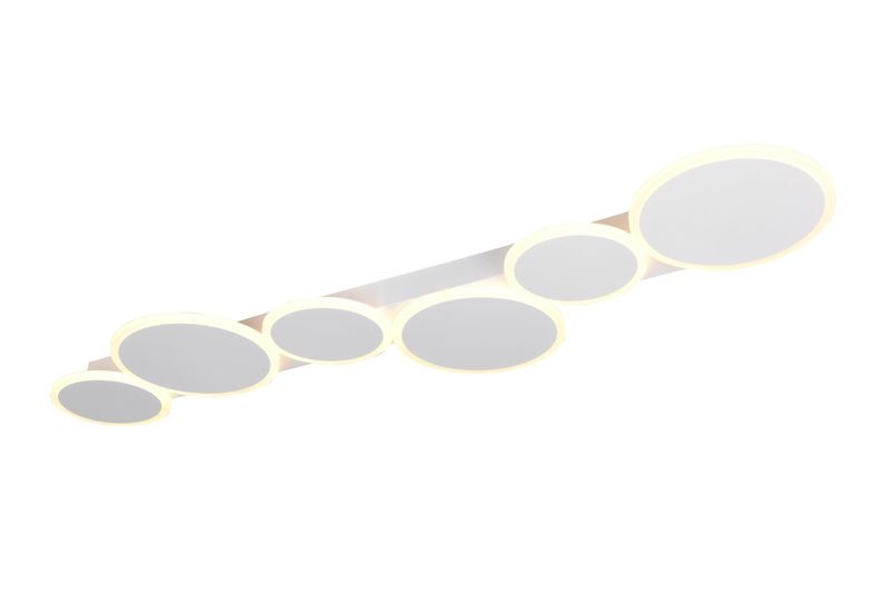 Lampa wisząca z pilotem Trio OVELA biała LED 34W 2700-6500K 3900lm IP20 - 1 szt.
