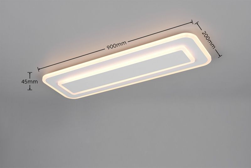 Lampa wisząca z pilotem Trio RIVA biała LED 20W 2700-6500K 2300lm IP20 - 1 szt.