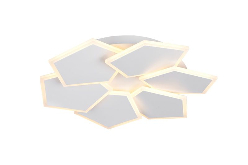 Lampa wisząca z pilotem Trio ZAYA biała LED 34W 2700-6500K 3900lm IP20  - 1 szt.