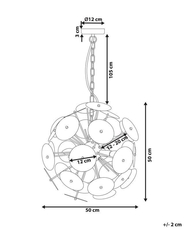 Lampa wisząca Zambezi Metal Miedziany 1 szt.
