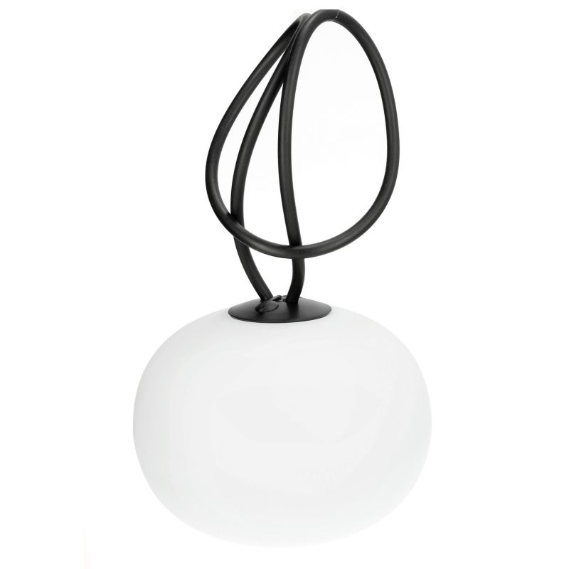 Lampa wisząca zewnętrzna nowoczesna kulista akumulatorowa USB-C biała LED 1.5W 2500K VENEZIA Kobi 1 szt.