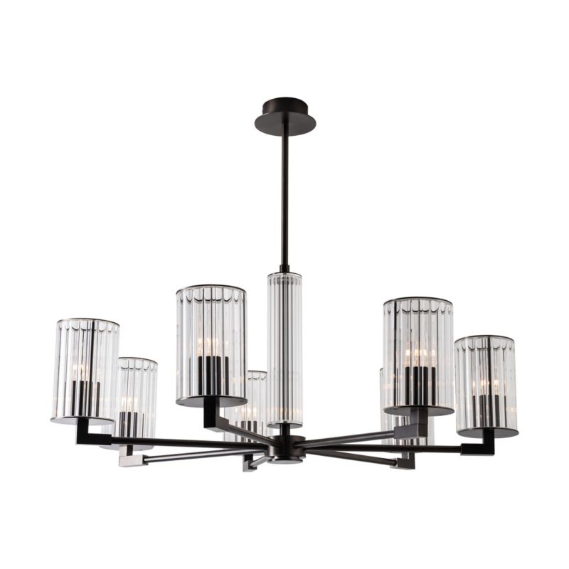 Lampa wisząca Zuma Line ARIA szczotkowany tytan 7xE14x7W wym:83x76x76cm IP20 -1 szt.