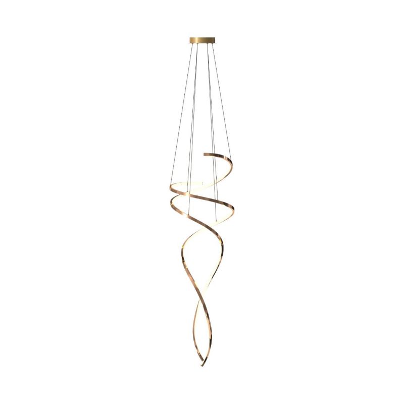 Coco Lampa wisząca Zuma Line Coco 1555 złota nowoczesna wbudowany