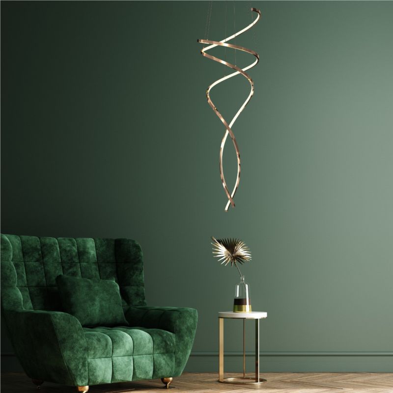 ★coco★ Lampa wisząca COCO L czarna | Kaspa