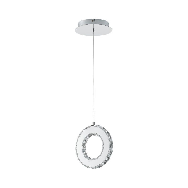 Lampa wisząca Zuma Line Girona 8983 chromowana srebrna