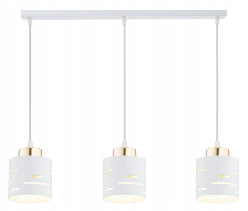 Lampa Wisząca Zwis Elko-Lighting 3-Punktowy Vox E27 biały 1 szt