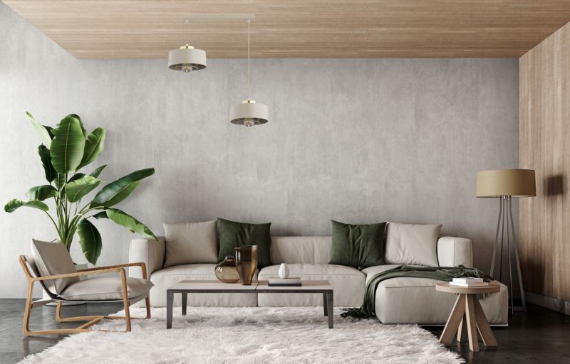 Lampa Wisząca Zwis Elko-Lighting Spring 2-Punktowy Ecru E27 beżowy 1 szt