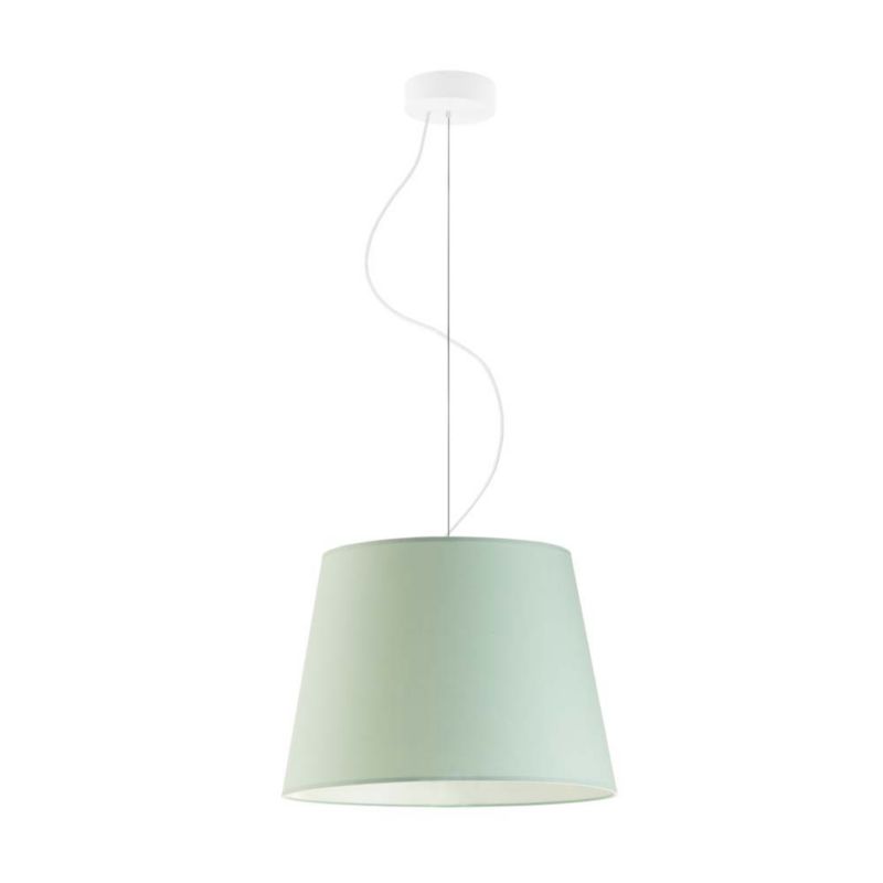 Lampa wisząca zwis Volta Light Factory żyrandol sufitowa z abażurami stożek Miętowy COSMO 1szt.